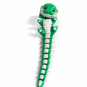 Arganel 3D Crocodilo Verde Articulado